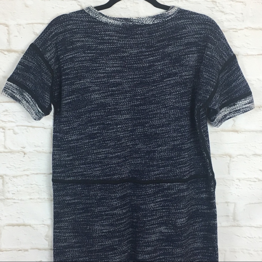 Madewell Blue Knit Short Sleeveless Sweater Dress - Picture 8 of 8